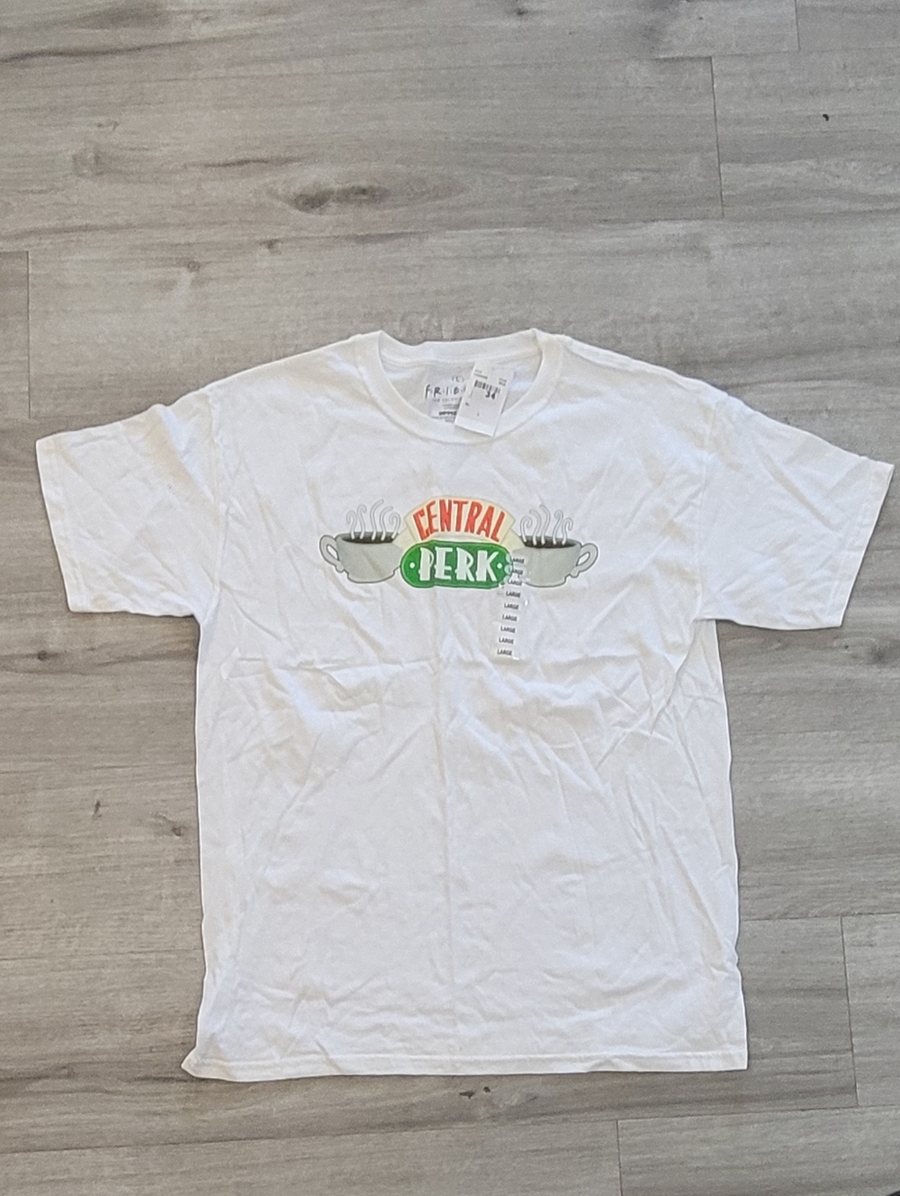 Ripple Junction White Central Perk Graphic Tee